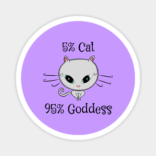 5% Cat 95% Goddess Magnet